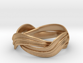 Turban Roll - Ring in Natural Bronze (Interlocking Parts)