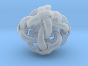 Octa Eyeo - 3D Linked object in Tan Fine Detail Plastic