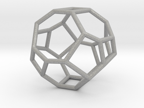 "Irregular" polyhedron no. 3 in Aluminum: Small