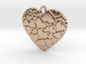 Heart of Hearts Pendant in 14k Rose Gold