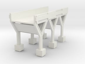  armored bridge  in White Natural Versatile Plastic