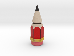 Pencil Penholder in Natural Full Color Sandstone