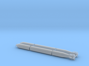 1/72 DKM G7 torpedo (21 in) KIT x2 in Smooth Fine Detail Plastic