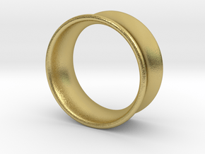concavo in Natural Brass