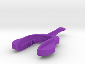 GUITAR KEY FOB  in Purple Processed Versatile Plastic