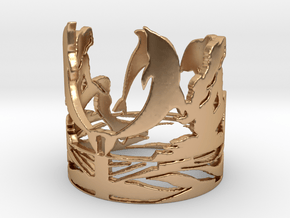 Sirens Song Ring  in Polished Bronze: 6 / 51.5