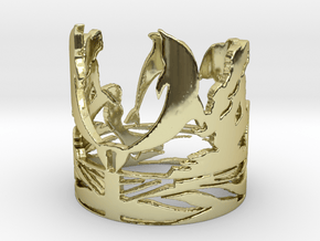 Sirens Song Ring  in 18K Yellow Gold: 6 / 51.5