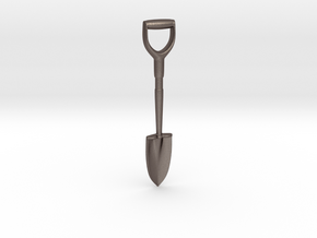 Shovel in Polished Bronzed-Silver Steel