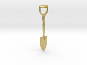 Shovel in Natural Brass
