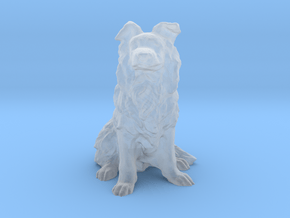 S Scale Border Collie in Smooth Fine Detail Plastic