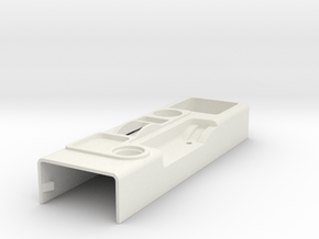 RCN185 Interior center console for HPI Toyota FJ in White Natural Versatile Plastic