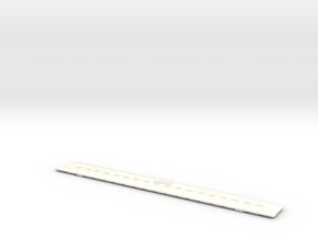 trxb04-01 79 Bronco Interior Rear Panel in White Processed Versatile Plastic