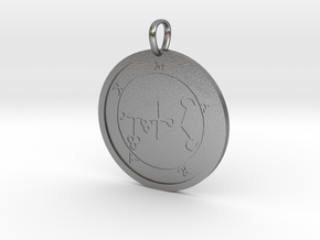 Marax Medallion in Natural Silver