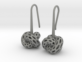 D-STRUCTURA Earrings. Stylized Chic in Gray PA12: Small