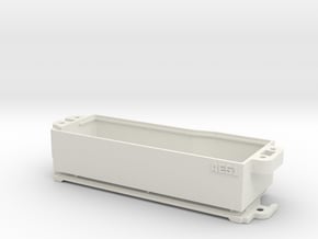 RC8B3.1 Enclosed Battery Box in White Natural Versatile Plastic