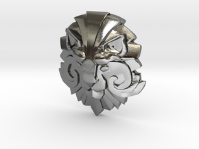 Dota 2 - Medallion of Courage I in Polished Silver