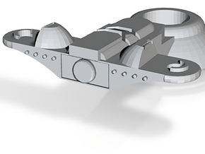 Support SciFI hovertank Turret in Tan Fine Detail Plastic