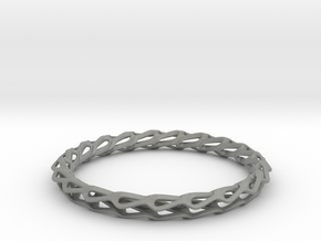 H Bracelet Smooth, Medium Size, d=65mm in Gray PA12: Medium