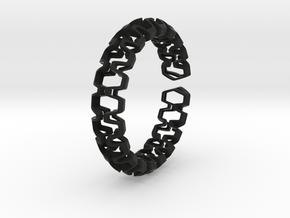 HD Bracelet, Medium Size, 65mm in Black Premium Versatile Plastic: Medium