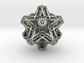 Hedron stars Nest in Natural Silver
