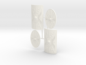 ROMAN SHIELDS TITI  in White Processed Versatile Plastic