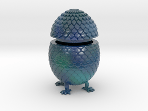 Dragon Egg Box in Glossy Full Color Sandstone