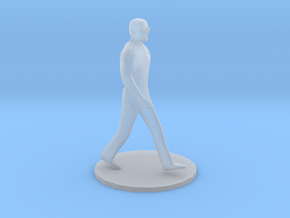 HO Scale Man Walking in Smooth Fine Detail Plastic