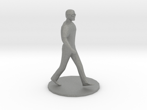 HO Scale Man Walking in Gray PA12
