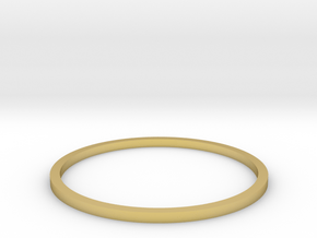 Ring Inside Diameter 20.4mm in Polished Brass