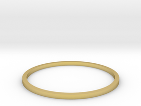 Ring Inside Diameter 20.7mm in Polished Brass