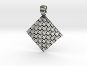 Braided Metal [pendant] in Polished Silver