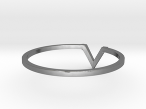 HERA - Bracelet II in Polished Silver: Extra Small