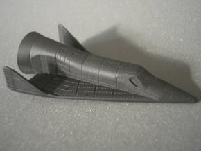 1/200 X-20 Dyna-Soar with launch fairing in Tan Fine Detail Plastic