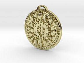 Paladin Class Medallion in 18K Yellow Gold