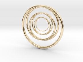 Linked Circle1 in 14K Yellow Gold