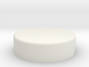 Inferno Button 90 in White Natural Versatile Plastic
