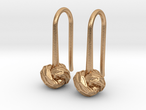 D-STRUCTURA S Earrings.   in Natural Bronze