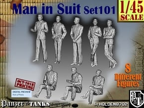 1/45 Man in Suit Set101 in Tan Fine Detail Plastic