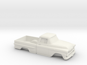 1/32 1958 Chevrolet Apache in White Natural Versatile Plastic