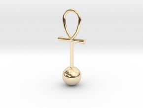 Zero Point Energy pendant in 14k Gold Plated Brass