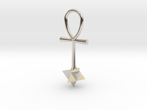 Quantum energy pendant in Rhodium Plated Brass