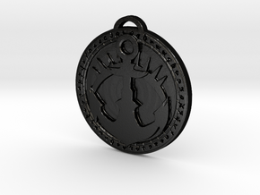 Kul Tiras - Proudmoore Faction Medallion in Matte Black Steel