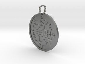 Naberius Medallion in Natural Silver