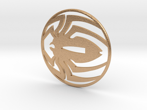 Tsuba spidey, thank you Stan , by Stef, and Pascal in Natural Bronze