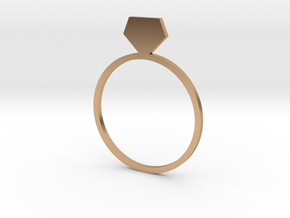 Diamond 18.53mm in Polished Bronze