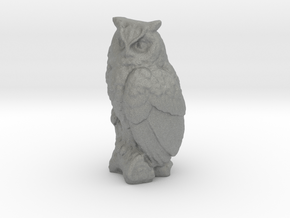 1-35 scale owl 2 in Gray PA12