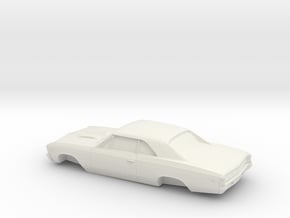 1/32 1967 Chevy Chevelle in White Natural Versatile Plastic