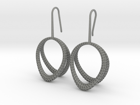 D-STRUCTURA Duo Earrings. Structured Chic in Gray PA12