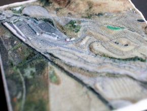 Sonoma Raceway, Sears Point, California, 1:20000 in Full Color Sandstone