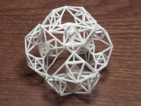 Inversion of a Sierpinski Tetrahedron in White Natural Versatile Plastic
